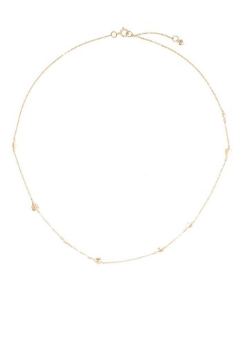 Dinny Hall 10kt yellow gold Folded Heart necklace