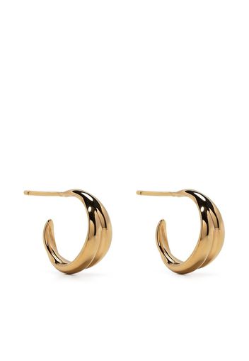 Dinny Hall Twist gold vermeil hoop earrings