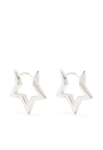 Dinny Hall Stargazer click hoops earrings - Silber