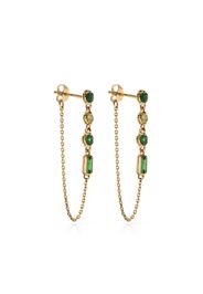 Dinny Hall crystal-embellished drop earrings - Gold