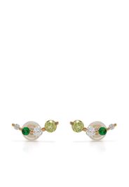 Dinny Hall crystal-embellished stud earrings - Gold