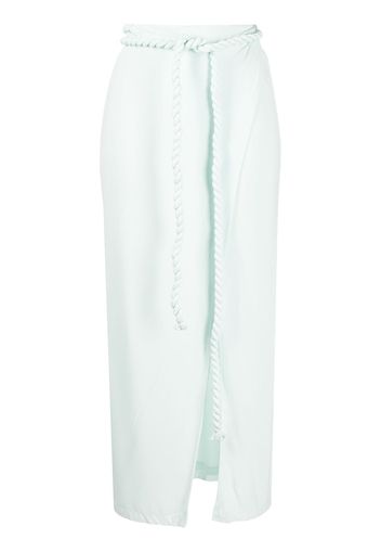 Dion Lee rope tie midi skirt - Blau