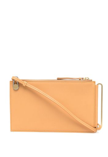 Dion Lee Schmale Clutch - Nude