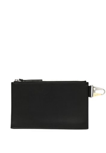 Dion Lee Clutch mit Hundeklammer - Schwarz