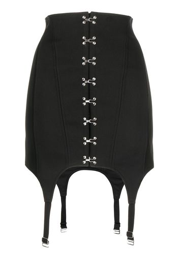 Dion Lee corset mini skirt - Schwarz