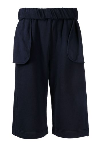 Dion Lee cotton knee-length shorts - Blau