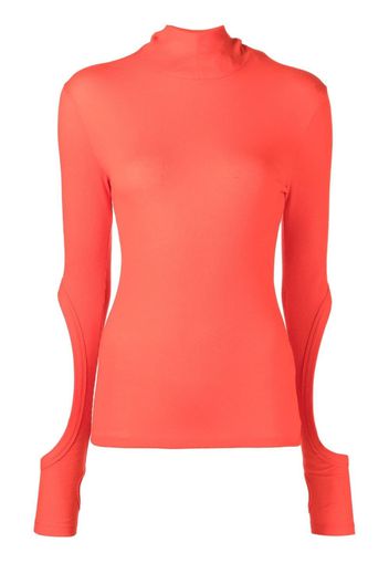 Dion Lee Oberteil mit Cut-Outs - Rot