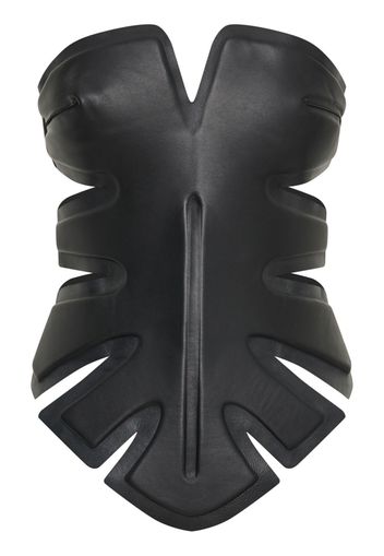 Dion Lee Padded Leaf corset top - Schwarz