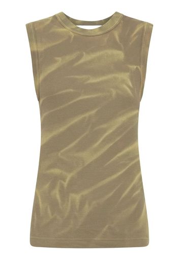 Dion Lee Sunfade crinkle-print tank top - Grün