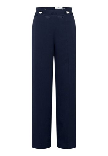 Dion Lee hinge-seam straight trousers - Schwarz