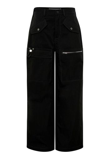 Dion Lee multi-pocket straight-leg trousers - Schwarz