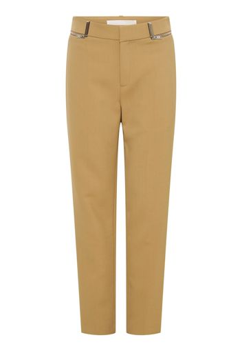 Dion Lee stretch-design tapered trousers - Braun