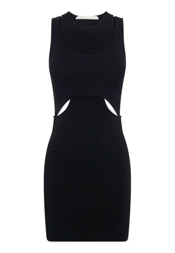 Dion Lee Minikleid im Layering-Look - Schwarz