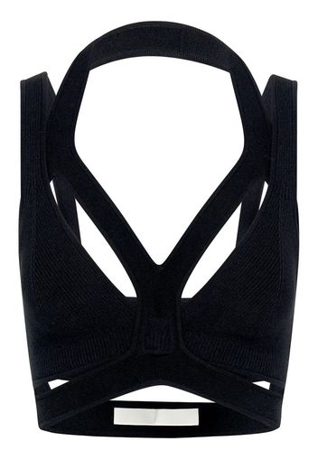 Dion Lee Cropped-Top mit Cut-Outs - Schwarz