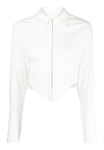 Dion Lee corset-style darted shirt - Weiß