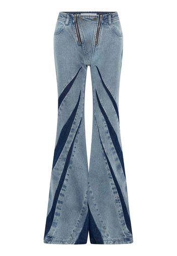 Dion Lee Darted flared jeans - Blau