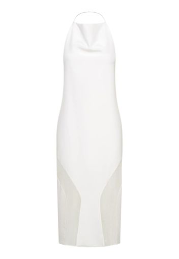 Dion Lee semi-sheer backless dress - IVORY