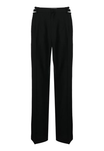 Dion Lee Lingerie cut-out wool trousers - Schwarz