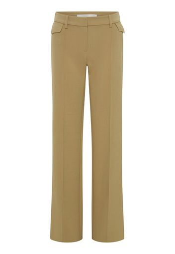 Dion Lee low-rise straight trousers - Nude