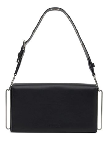 Dion Lee eyelet-embellished leather crossbody bag - Schwarz