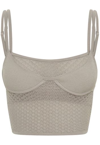 Dion Lee Gestricktes Bralette-Top - Nude