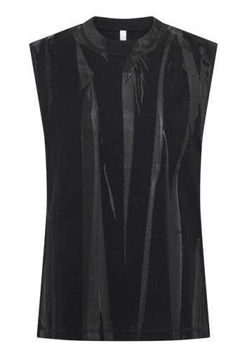 Dion Lee Fang-print sleeveless top - Schwarz