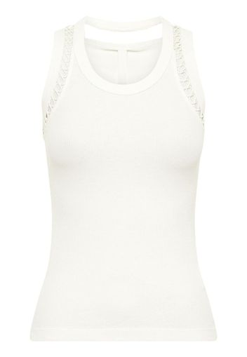 Dion Lee lace-detail tank top - Weiß