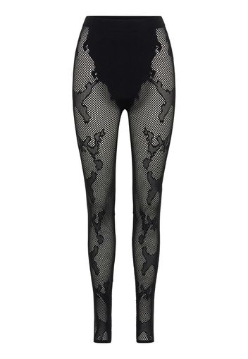 Dion Lee Leggings aus Spitze - Schwarz