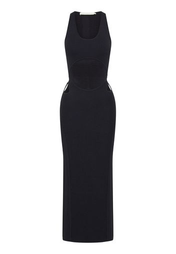 Dion Lee crochet-knit sheer dress - Schwarz