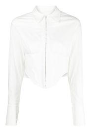 Dion Lee undercorset long-sleeve shirt - Weiß