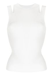 Dion Lee cut-out detail tank top - Weiß