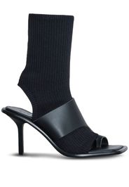 Dion Lee Zehenfreie Sock-Boots - Schwarz