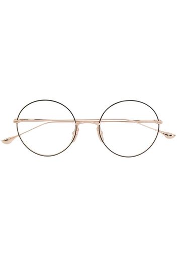 Dita Eyewear 'Believer' Brille mit rundem Gestell - Metallisch