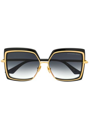 Dita Eyewear Sonnenbrille im Oversized-Look - Schwarz