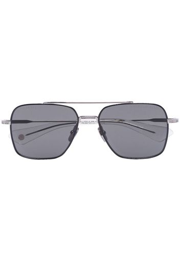 Dita Eyewear Eckige 'Flight' Sonnenbrille - Schwarz