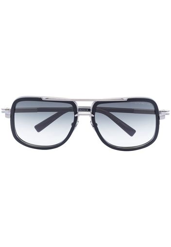 Dita Eyewear Eckige 'Mach' Sonnenbrille - Schwarz