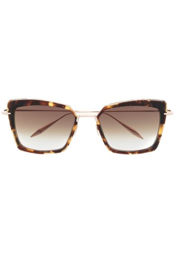 Dita Eyewear Sonnenbrille mit farbigen Gläsern - Gold