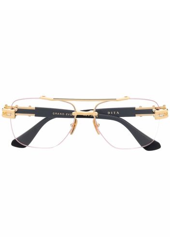 Dita Eyewear aviator-fram glasses - Schwarz