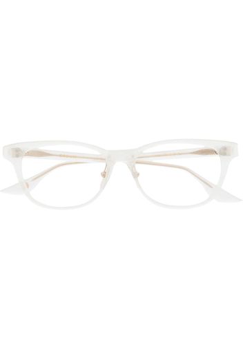 Dita Eyewear Brille mit breitem Gestell - Weiß