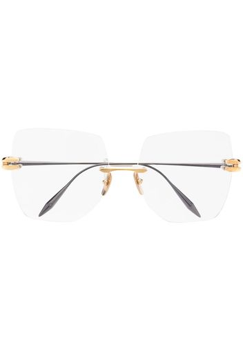 Dita Eyewear Geometrische Embra Brille - Weiß