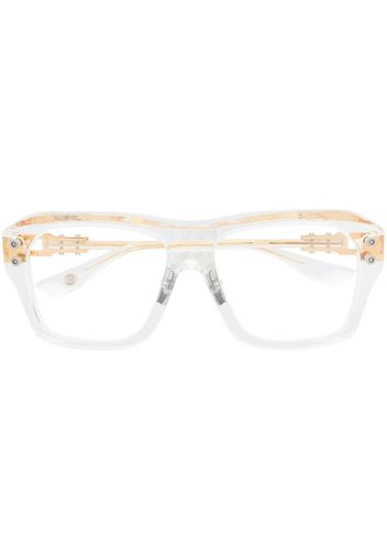Dita Eyewear Grand-Apx square-frame glasses - Nude