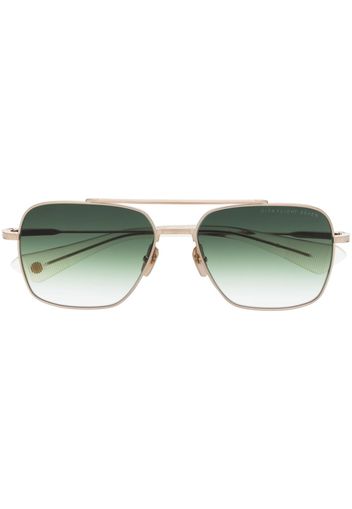 Dita Eyewear square-frame straight-arm sunglasses - Gold