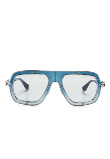 Dita Eyewear round-frame tinted sunglasses - Silber