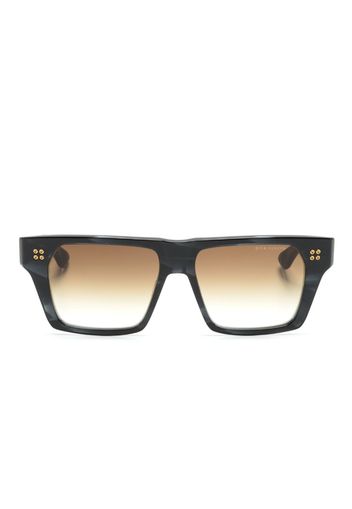 Dita Eyewear logo-print square-frame sunglasses - Schwarz