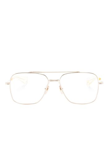 Dita Eyewear Flight-Seven pilot-frame glasses - Gold