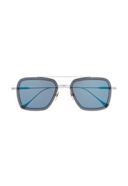 Dita Eyewear Eckige Pilotenbrille - Silber