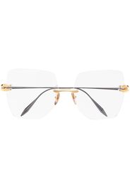 Dita Eyewear Geometrische Embra Brille - Weiß