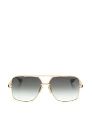 Dita Eyewear logo-print square-frame sunglasses - Gold