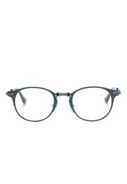 Dita Eyewear Radicon Brille mit rundem Gestell - Blau