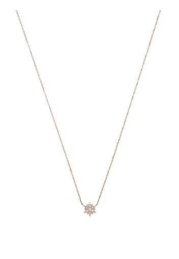 Djula 18kt Rotgoldkette mit weißen Diamanten - Rosa